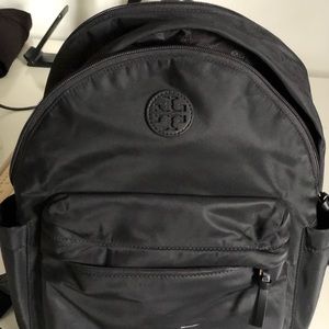 Tory Burch black backpack nylon